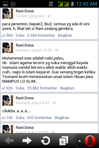 &#91;Muslim masuk&#93; Penistaan agama di facebook semakin marak
