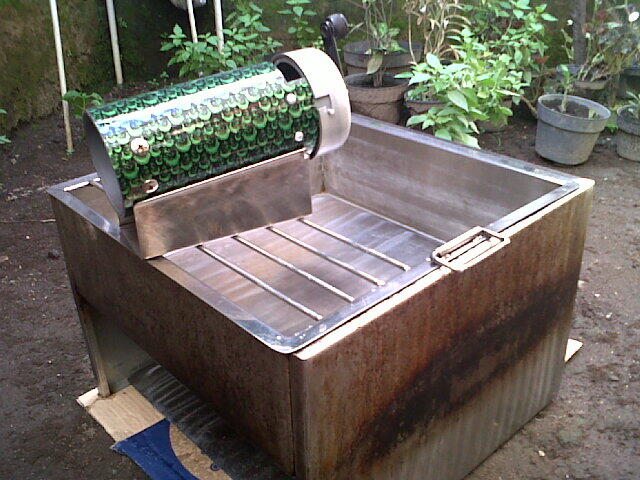 Pisau ulir kentang spiral + wajan kotak + dudukannya (second) Murah