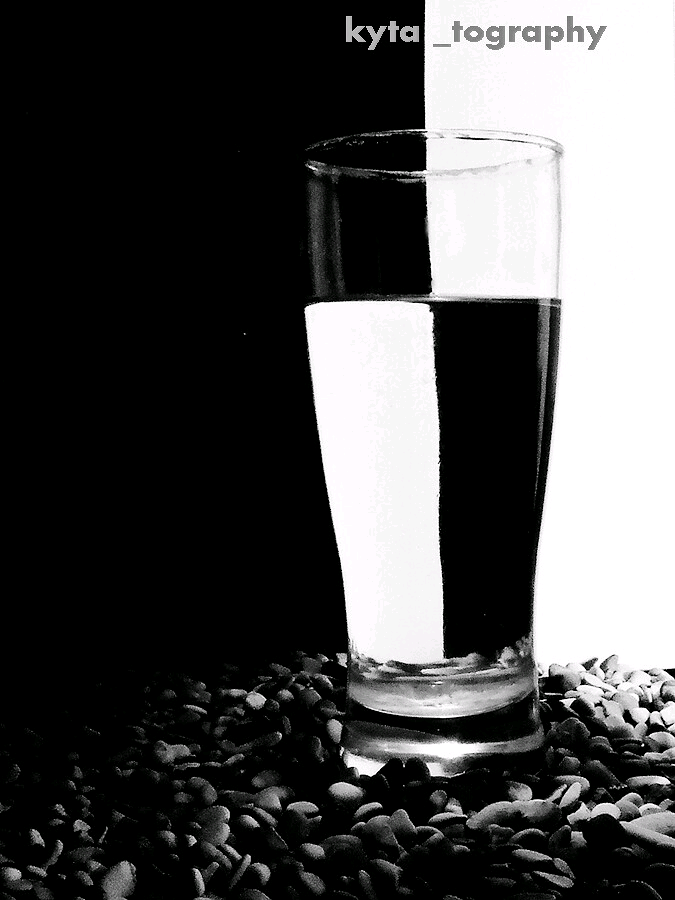 b w still life