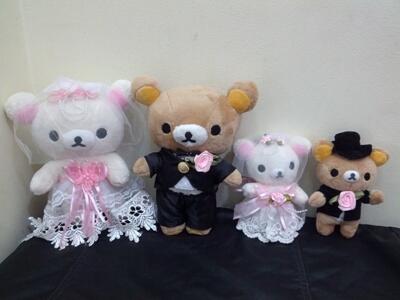 Jual Boneka Couple Hello Kitty, Teddy bear, Rilakkuma, Doraemon ( Dpinx Collection )