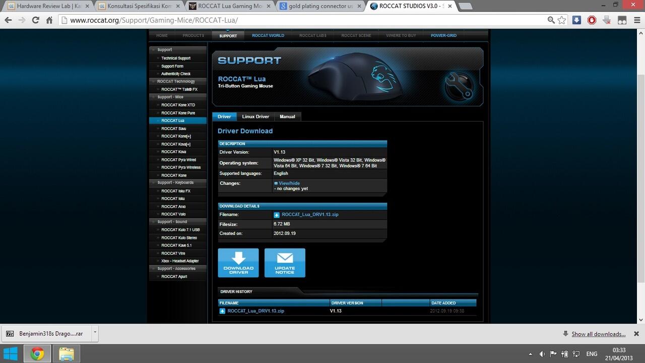 &#91;Mouse &amp; Mousepad&#93; Roccat Lua dan Roccat Taito Mini