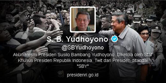 Hati-Hati, Pemilik Akun Twitter Ini Bukan SBY