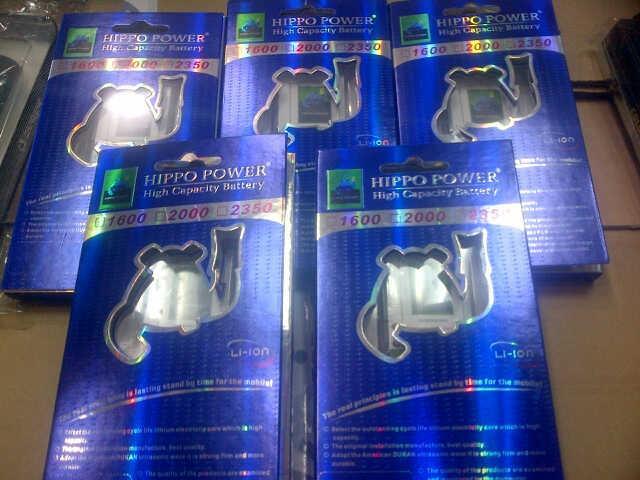 Baterai batere battery BB double power HIPPO, dijamin harga paling murah di kaskus