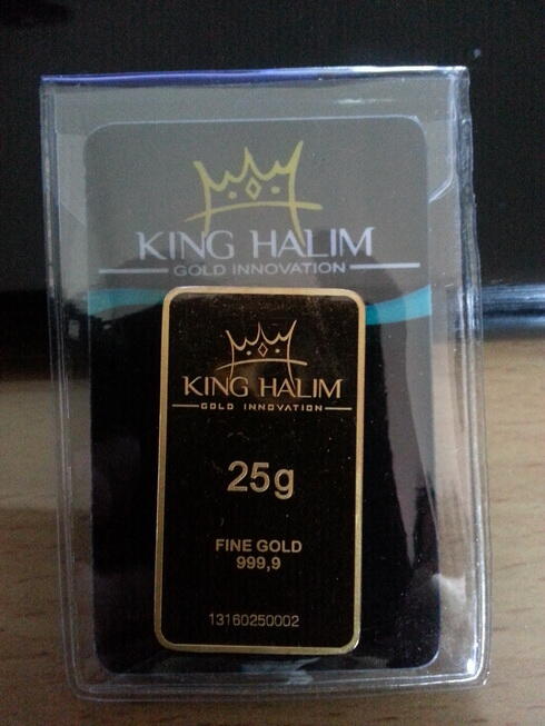 Terjual LOGAM MULIA KING HALIM 99,99%  KASKUS