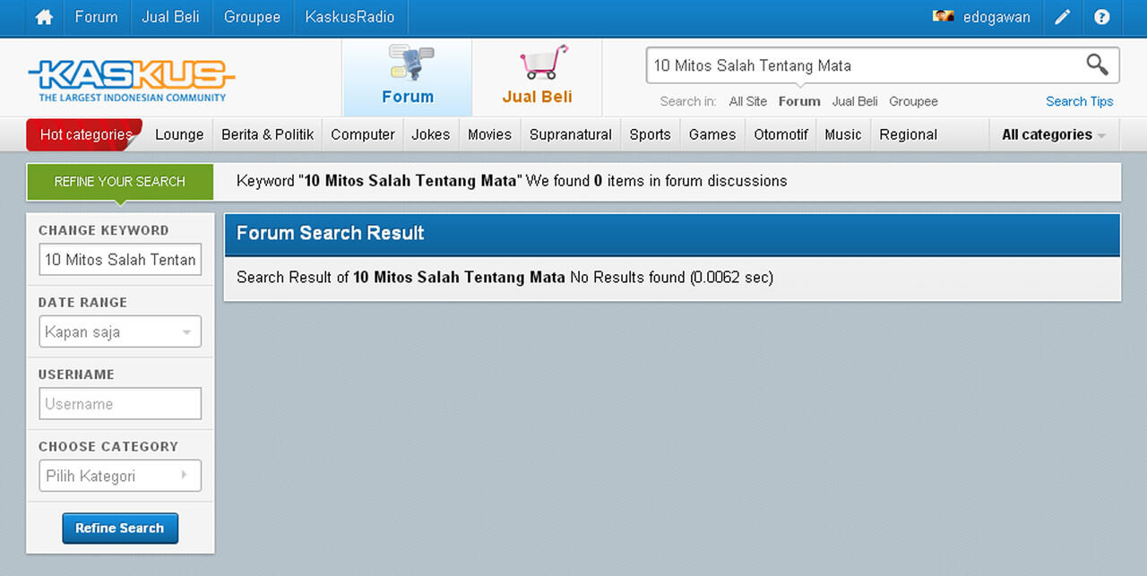 10 Mitos Salah Tentang Mata