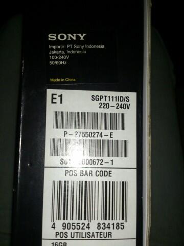 Jual Sony Tablet S 16Gb