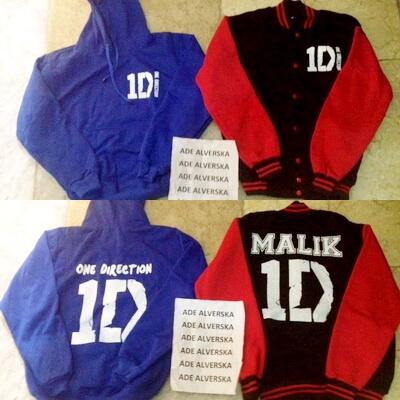 Varsity / hoodie ONE DIRECTION berkualiatas dan murah!!