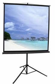 Layar Proyektor Tripod 70" paling muraaah....