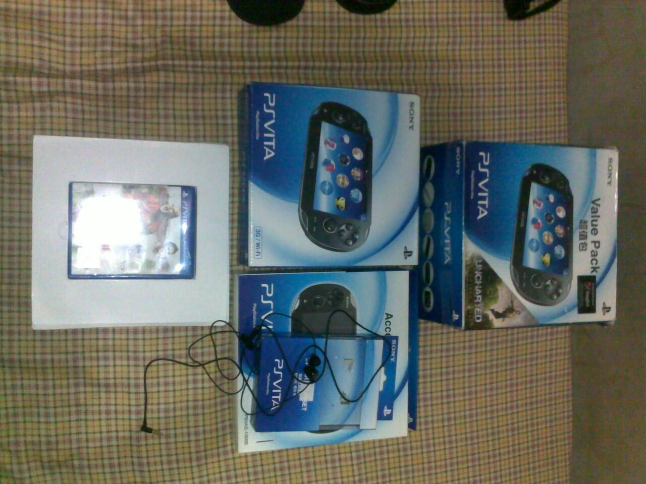 JUAL PS VITA 3G / Wi-Fi value pack MURAH