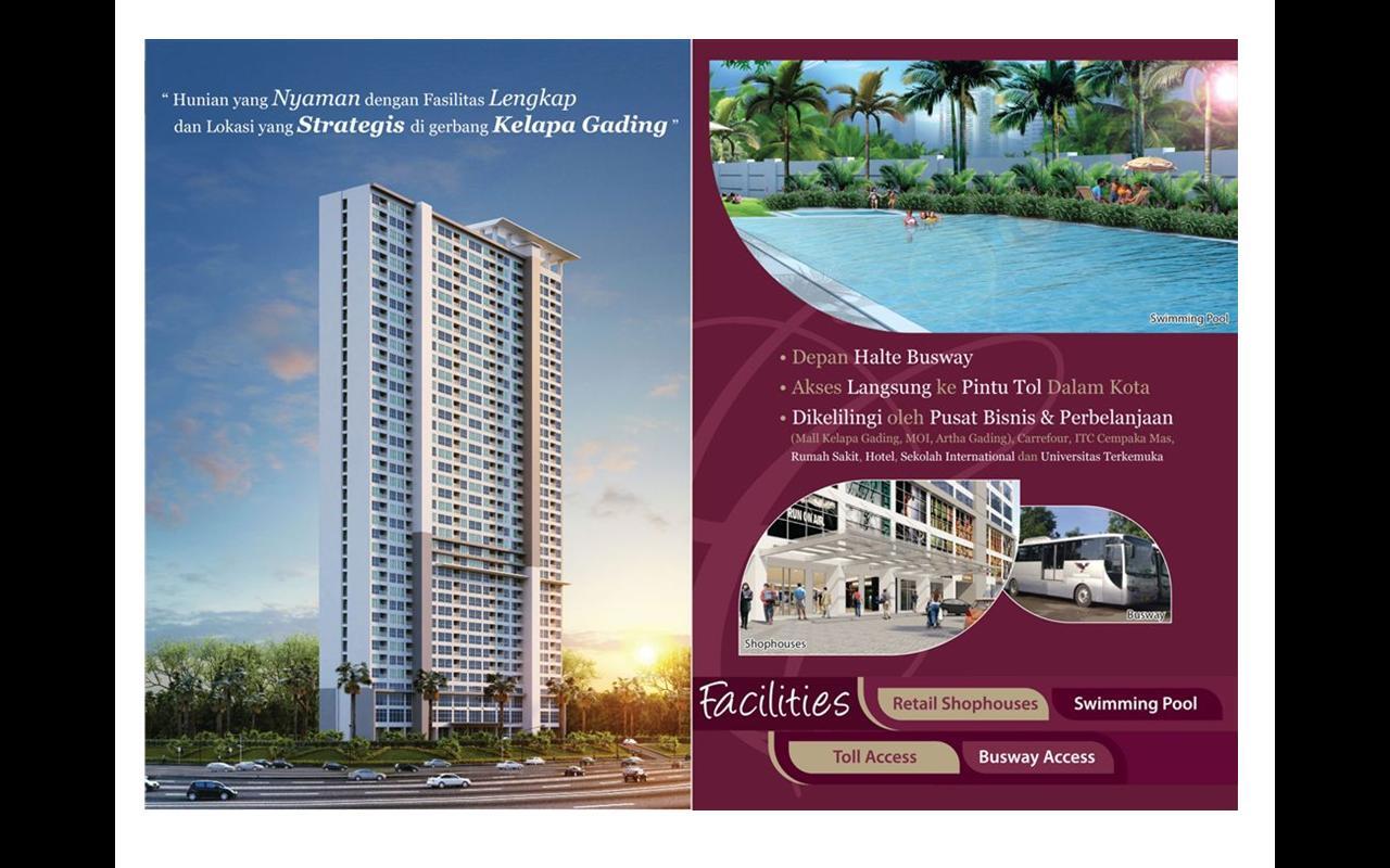 ...CALLIA APARTEMENT...Klp Gading. Only 600jtan!!! SOLD 62%!!!