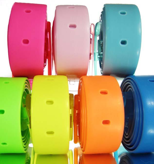 Candy Rubber Belt - Sabuk Ikat Pinggang Silicone / Karet, dan wangi (Unisex Belt)