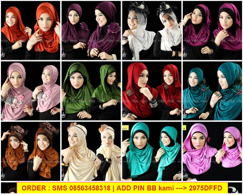 Terjual Nu Hijab Shawl Jilbab  Instan  Pashmina Murah 