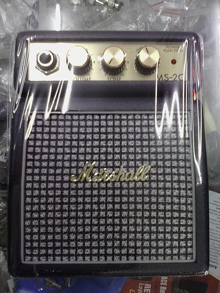 Terjual AMPLI GITAR MINI IBANEZ DAG 1 &   amp; MARSHALL MS 2