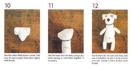 Punya sarung tangan bekas? bikin boneka aja :3