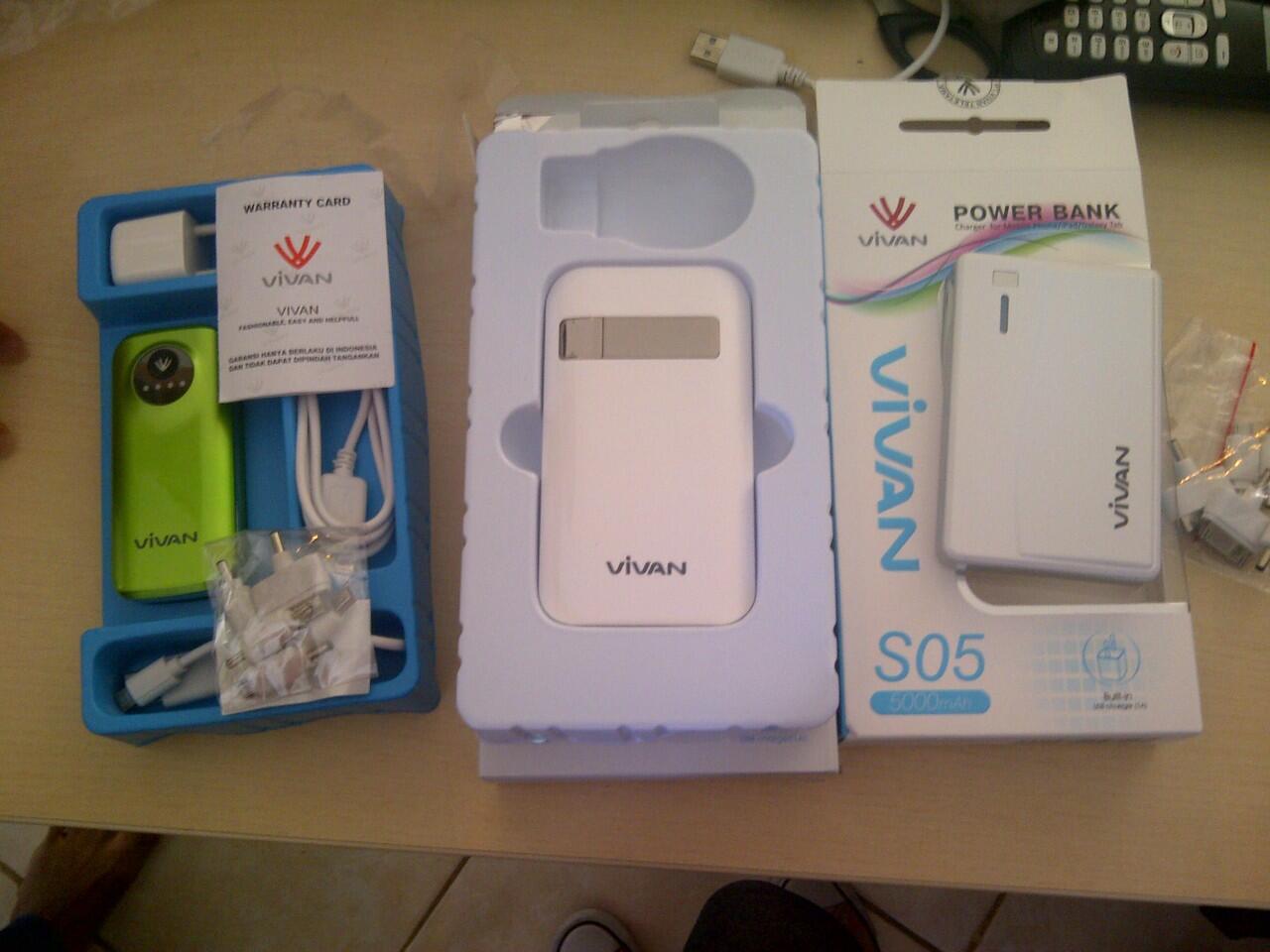 POWERBANK VIVAN TERMURAH POWERBANK VIVAN, CROSS, HIPPO, ADVANCE, I-TECH READY