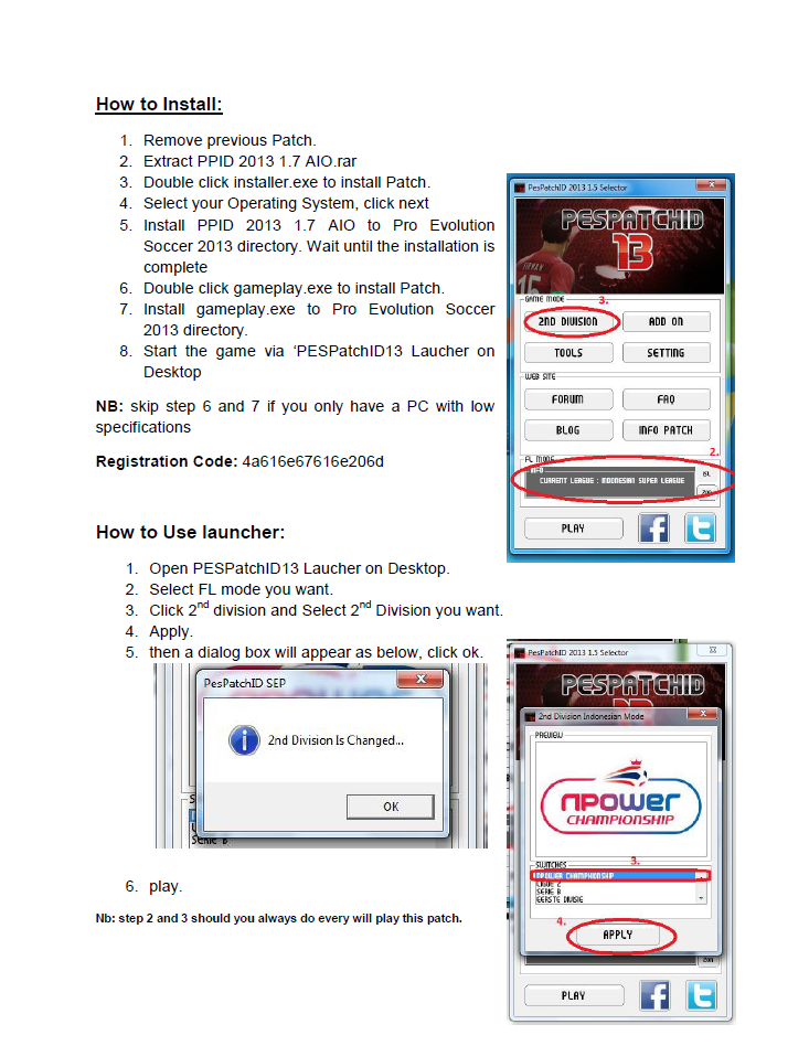 PesPatchID 2013 1.7 AIO (Team ISL &amp; IPL)