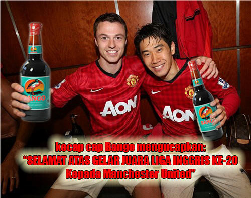 MU juara..kecap cap Ba#go ikutan jadi sponsor