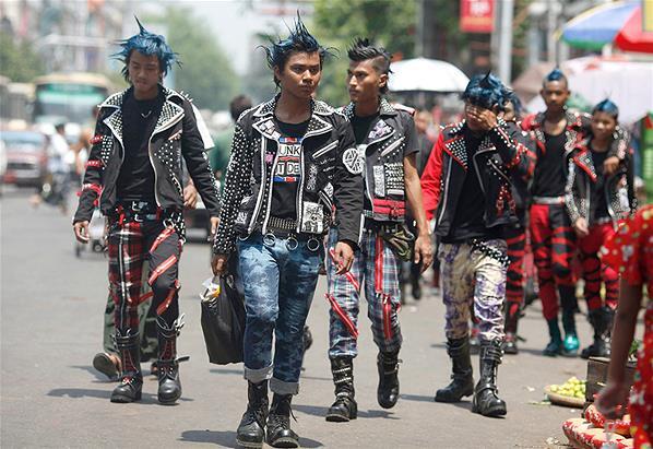 Foto-Foto ANAK PUNK di Myanmar...Ternyata SAMA ama ANAK PUNK di ...