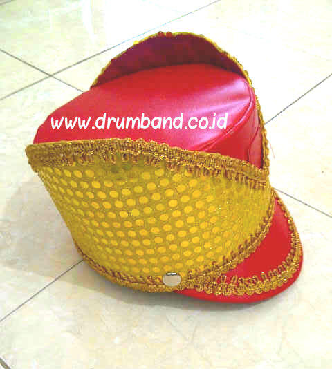 Topi drumband pasukan 