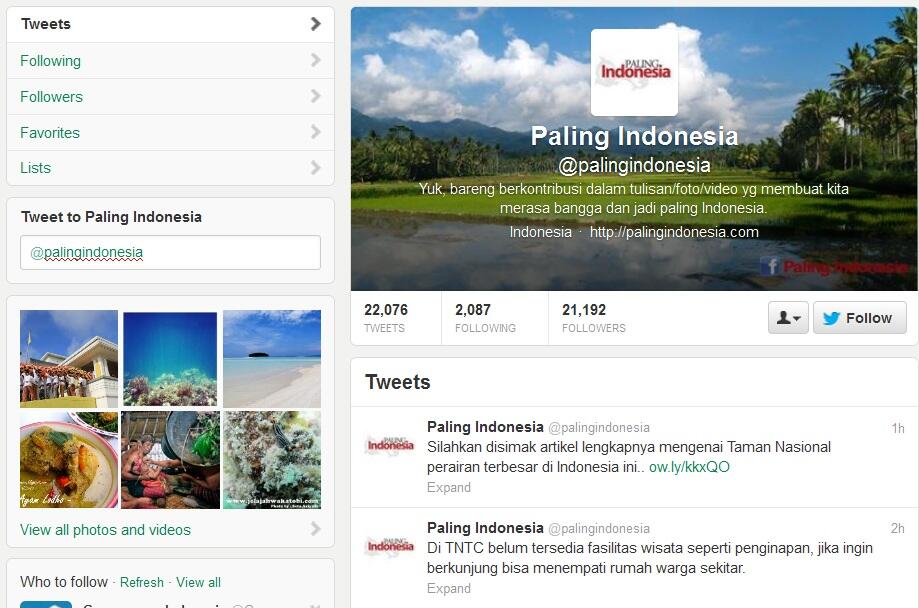Gambar gambar indah di twitter