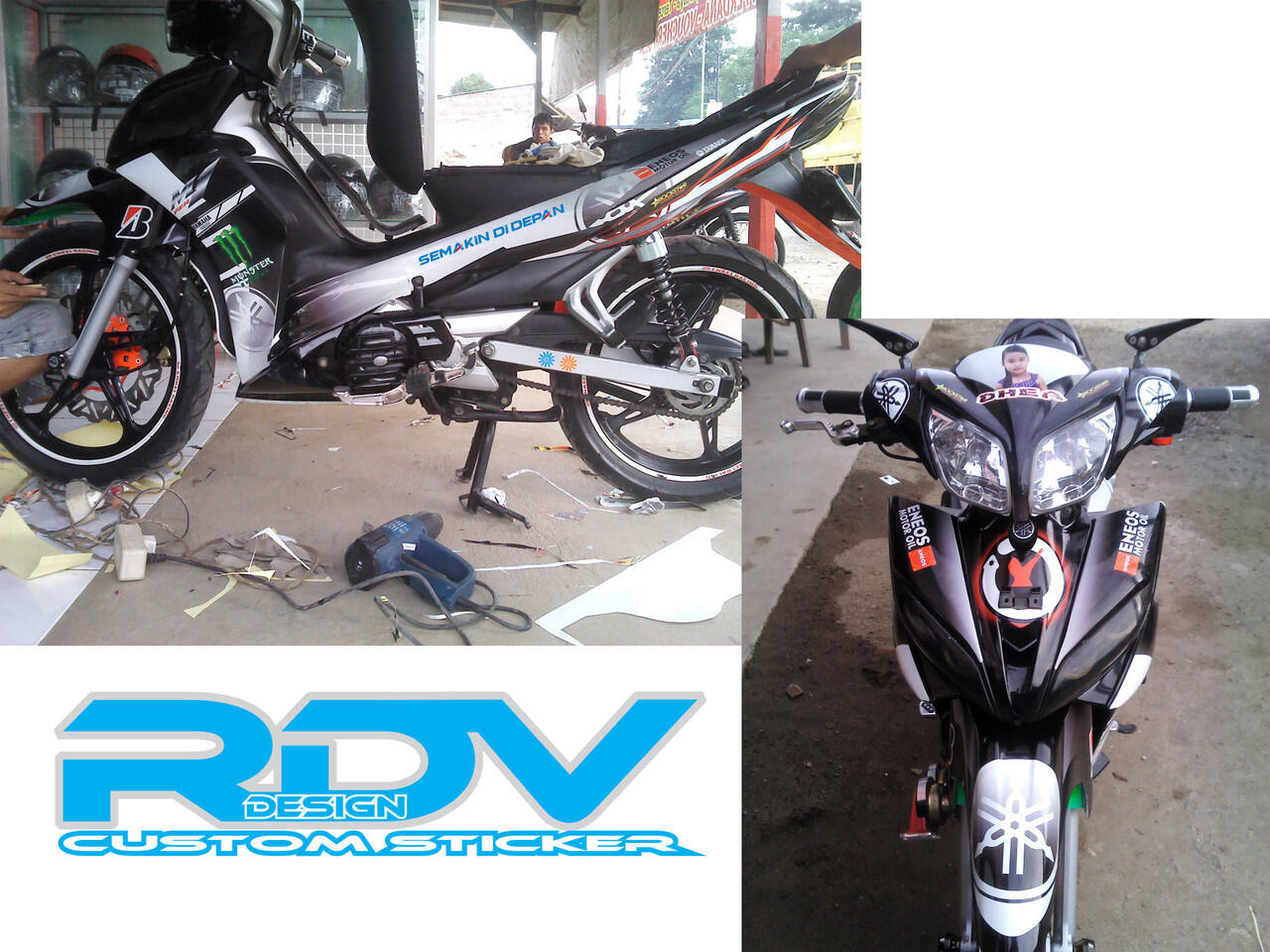 Terjual Decal Custom Untuk Semua Motor Desain Suka Suka Agan Kaskus