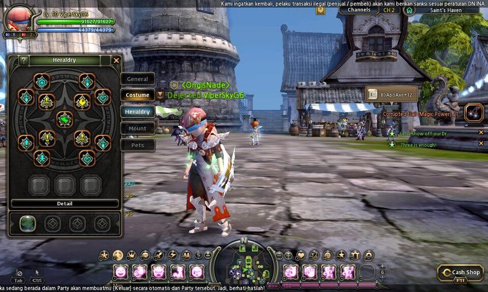 Jual CHAR DN indo JOB Crusader LVL 50