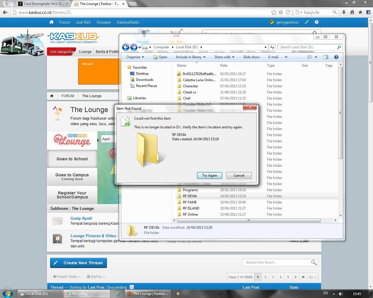 Kenapa File Ini tidak bisa dihapus ?