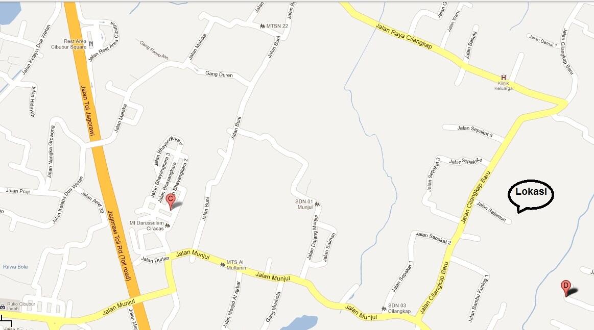 Rumah jakarta timur indent bebas banjir dekat tol jagorawi