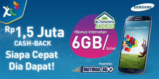 CUMA DISINI! Beli Samsung Galaxy S4 dapet cashback 1,5 Juta! :matabelo 