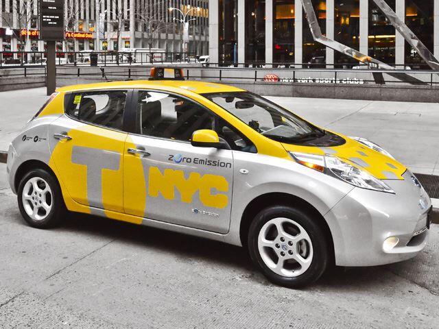 Nissan leaf, taxi electric pertama di amerika!