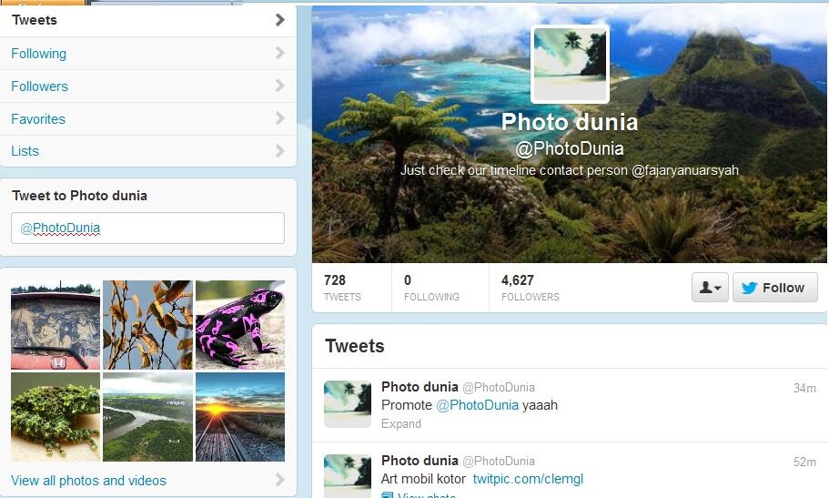 Gambar gambar indah di twitter
