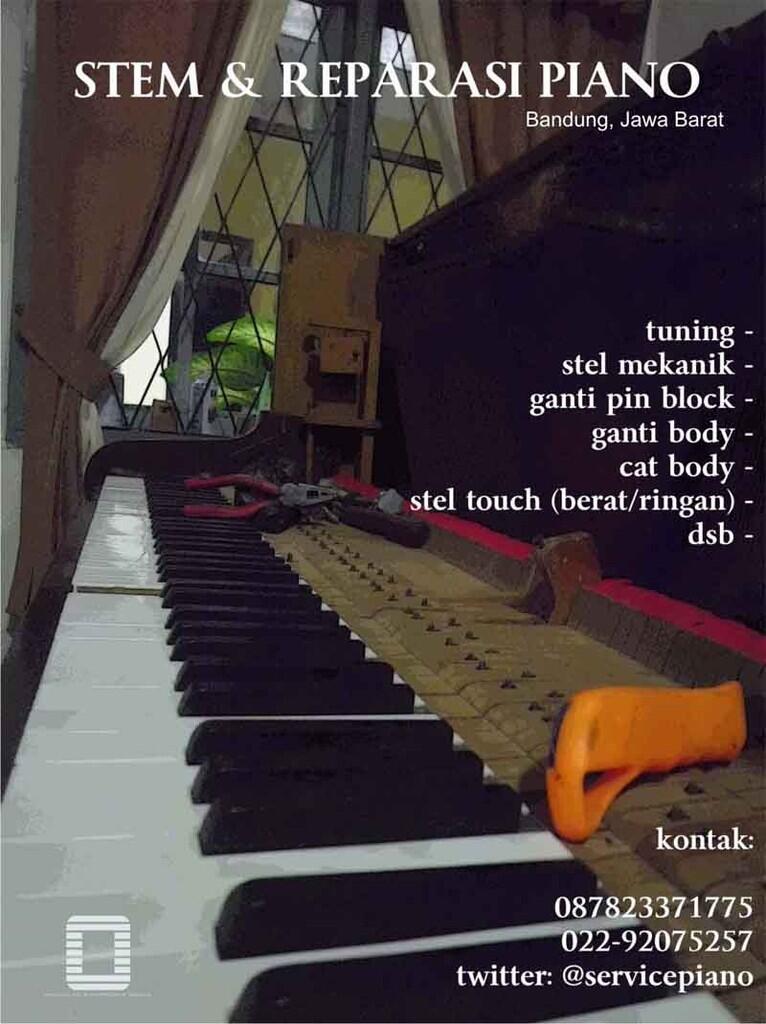Layanan Stem dan Servis Piano di Bandung - Jawa Barat