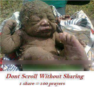 SUBHANALLAH, SEORANG BAYI DI KUBUR HIDUP2 GAN !!!!