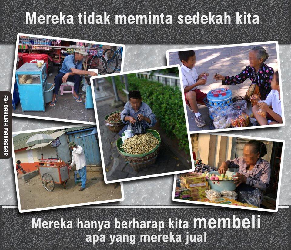 Mereka tidak meminta SEDEKAH kita, jadi bantulah mereka ya gan..!!