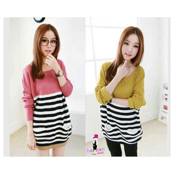Hot!!!Supplier Grosir Baju Rajut Model Korea Harga Mulai Rp.20800,-