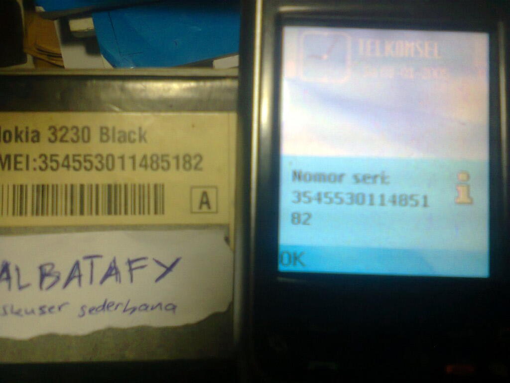 JUAL CEPET G.P.L. NOKIA 3230 NORMAL B.U.
