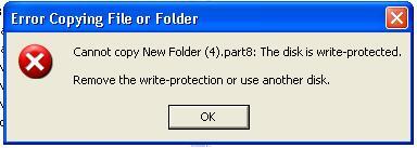&#91;ask&#93; canot copy the disk write protetion