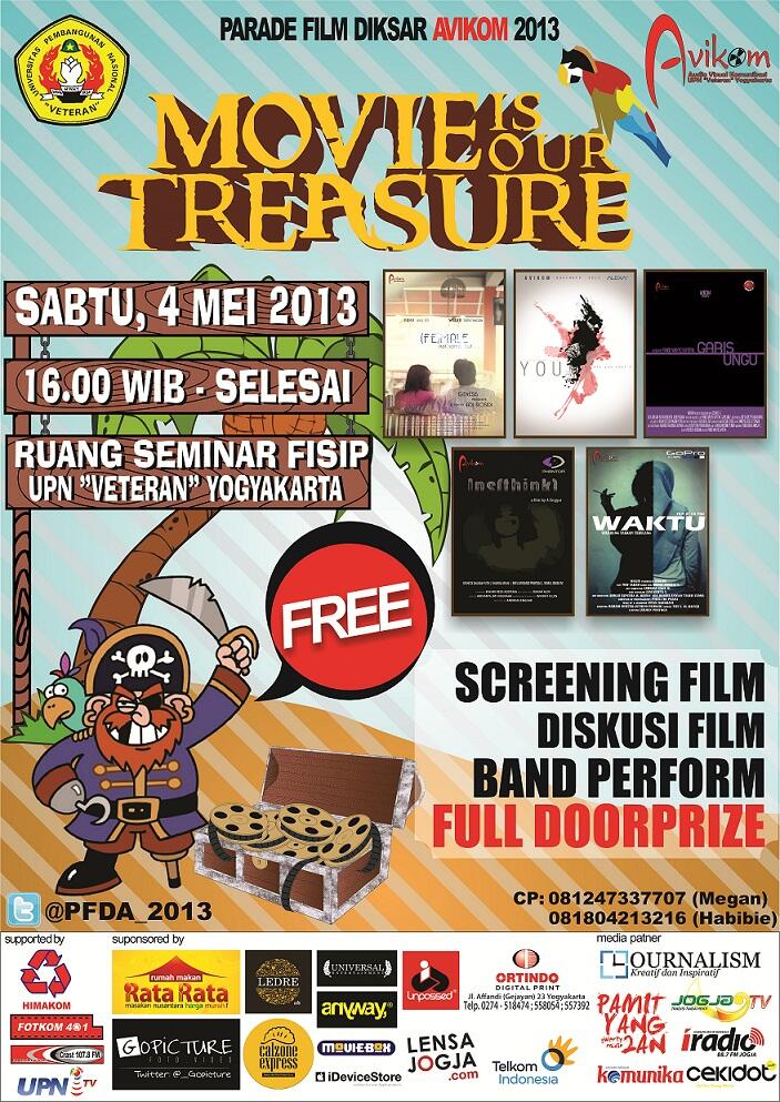 Filmaker Jogja, Siap-siap tanggal 4 Mei 2013 bakal ada Parade Film Diksar AVIKOM 2013