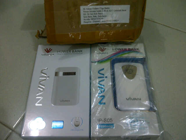 POWERBANK VIVAN DISTRIBUTOR POWERBANK VIVAN, CROSS, HIPPO, ADVANCE, I-TECH TERMURAH