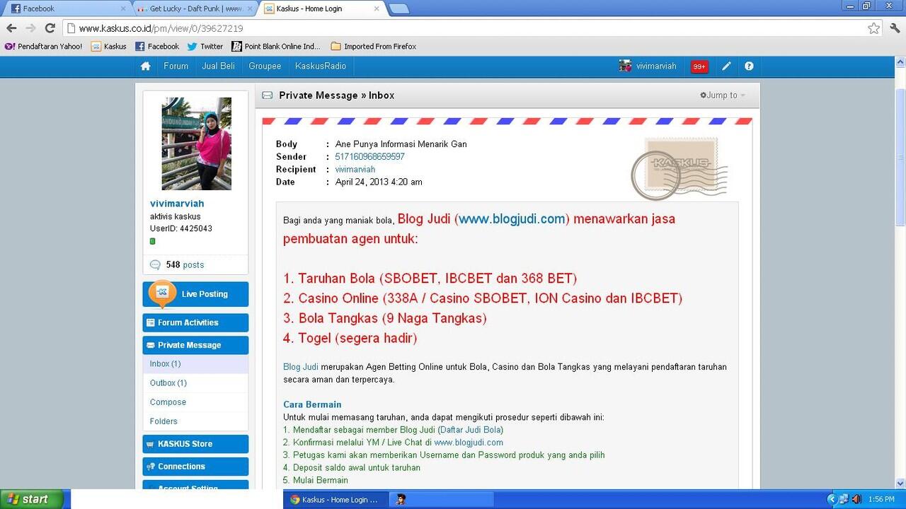 Ada yang PM gini kan ke ane ?