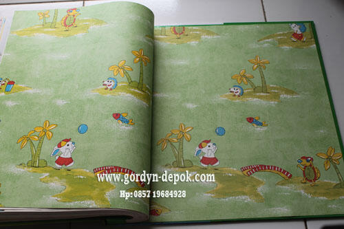 wallpaper cartoon murah