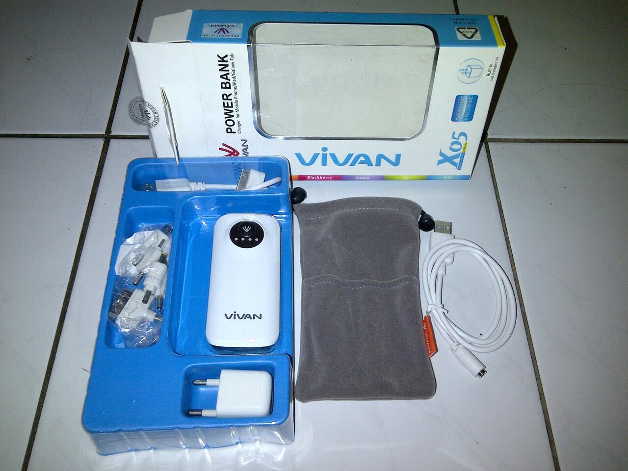 POWERBANK VIVAN TERMURAH POWERBANK VIVAN, CROSS, HIPPO, ADVANCE, I-TECH READY