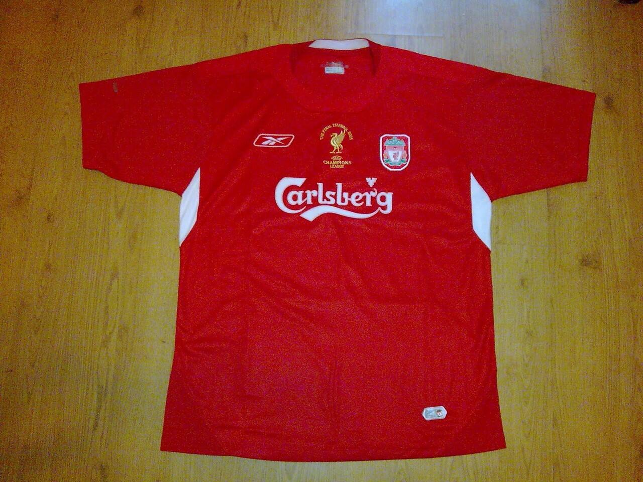 PreOrder PART 2 REPLIKA Jersey Liverpool HOME 2004/2005 CHAMPION