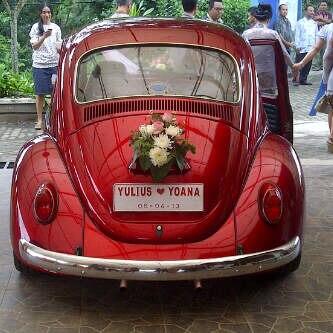 Jual Plat Acecoris untuk Mobil Pengantin
