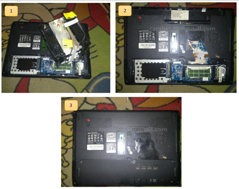 MODIF LAPTOP ACER 4741G (buat main game)