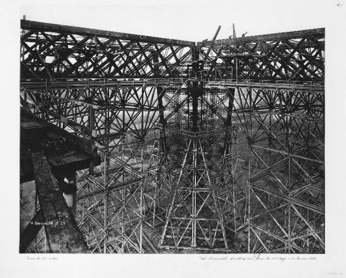 Foto-foto Proses Pembangunan Menara Eiffel