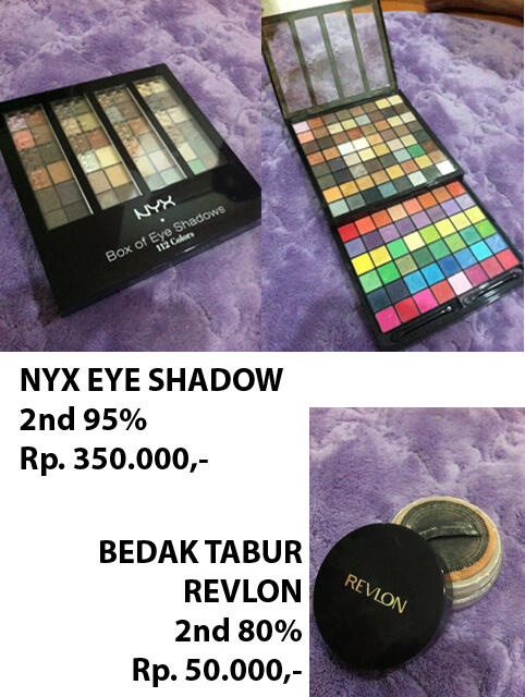 ANEKA KOSMETIK (COSMETIC) BRANDED 2nd Excellent >90%. MASUK SIS
