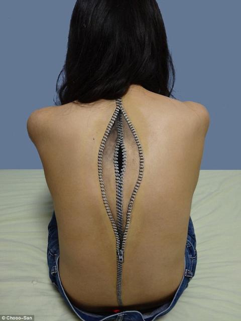 Menakjubkan ! The Art of 3D Body Painting from Hikaru Cho. KEREN !