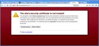 cara mengatasi certificate error pada google chrome
