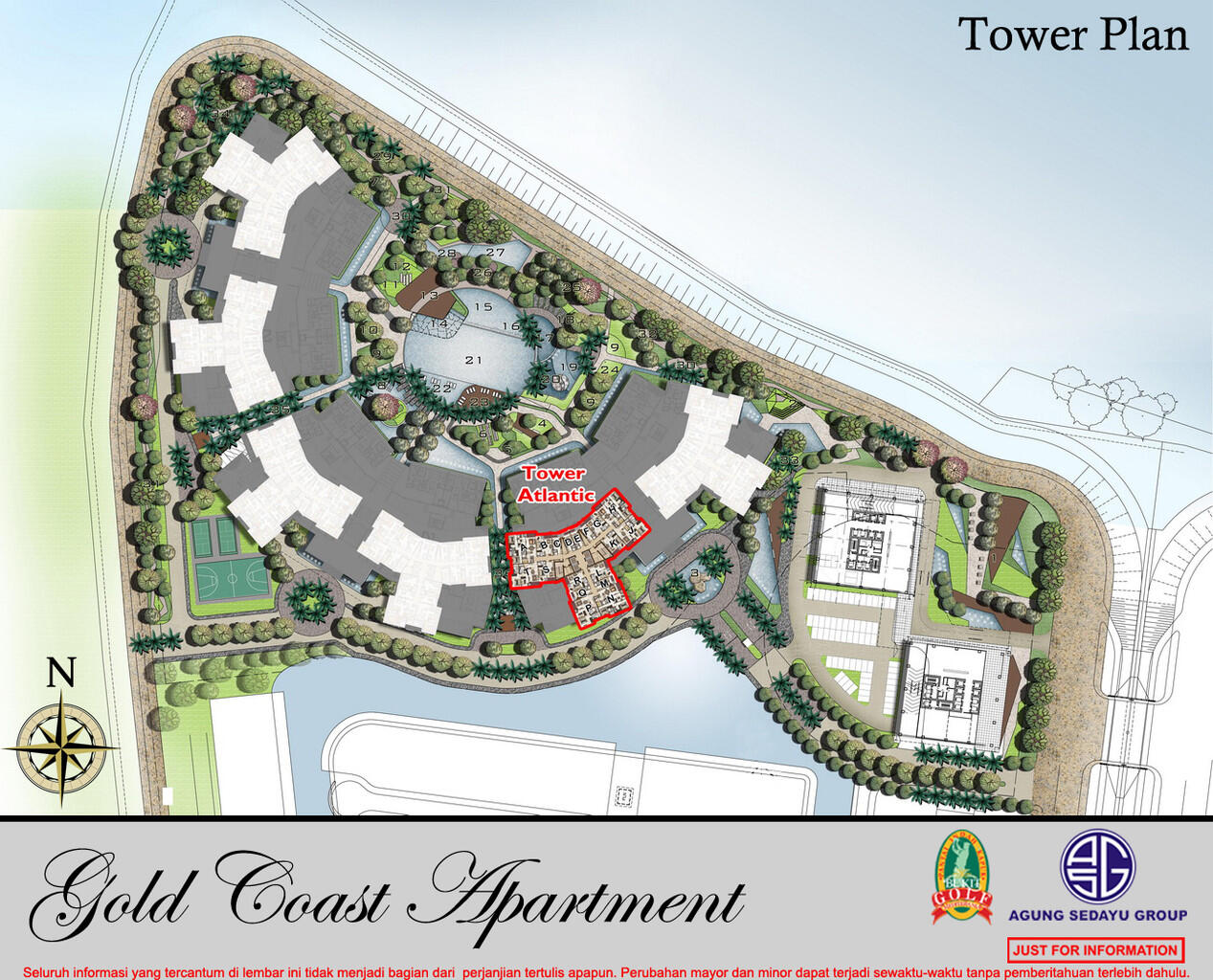 DIJUAL APARTEMENT PIK GOLD COAST (PANTAI INDAH KAPUK)